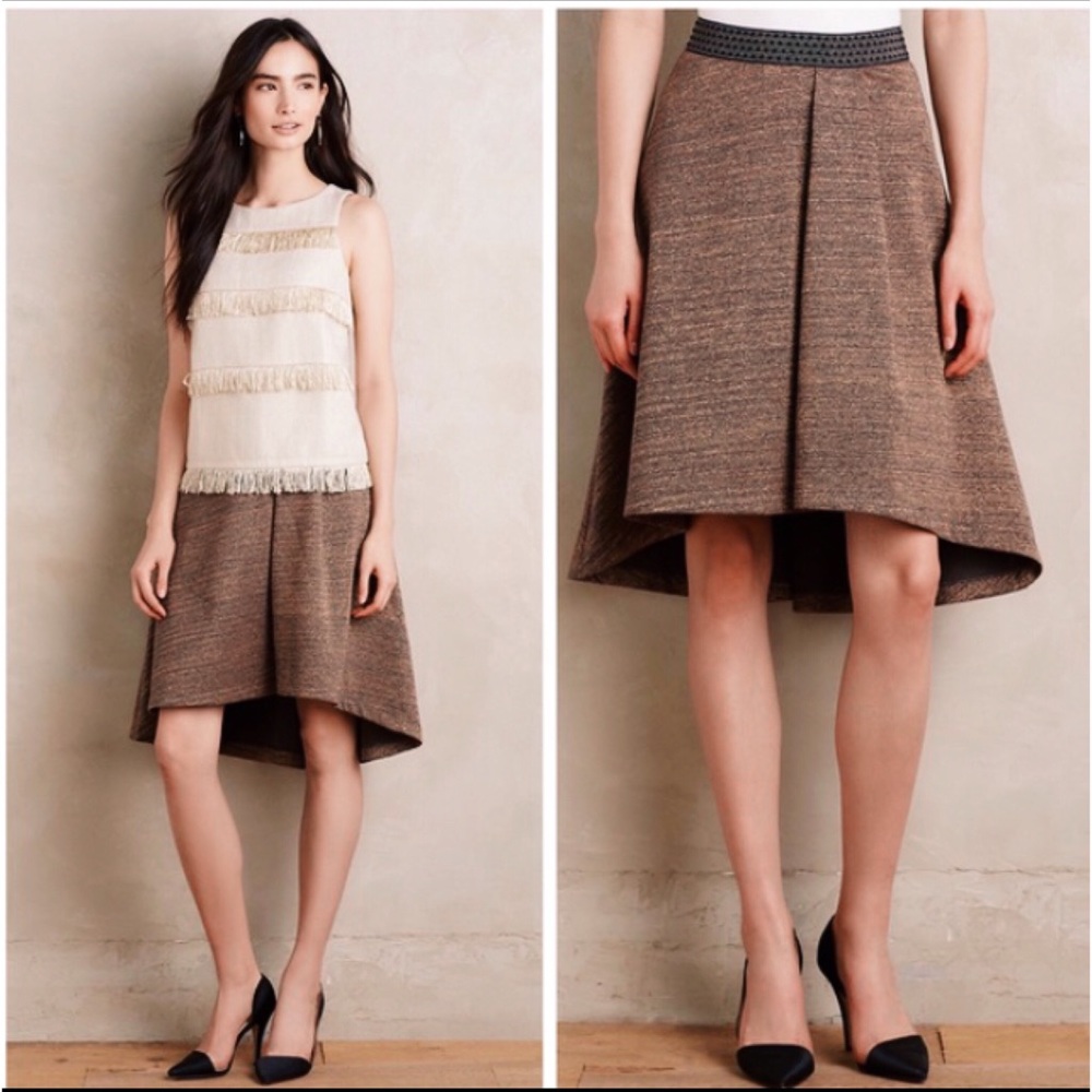 NEW! Anthro HD in Paris Glistened Sweater Skirt